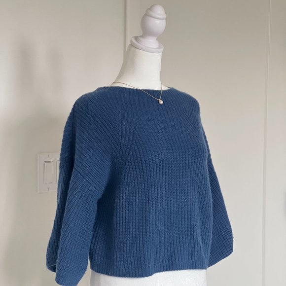 Club Monaco Dark Blue Pullover Sweater - Picture 2 of 10